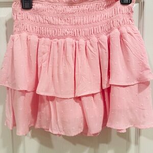 Altard State Light Pink Tiered Ruffled Skort ( Size M) - NEW